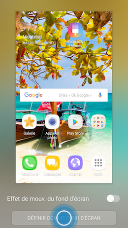 Galaxy A5 (2017): Changer le fond d’écran (SM-A520W)