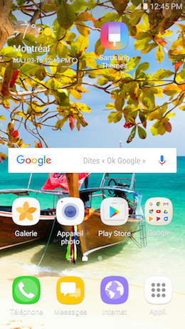 Galaxy A5 (2017): Changer le fond d’écran (SM-A520W)