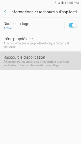Galaxy A5 (2017): Épingler des applications sur l'écran de verrouillage (SM-A520W)