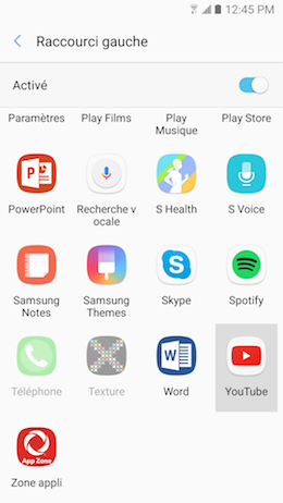 Galaxy A5 (2017): Épingler des applications sur l'écran de verrouillage (SM-A520W)