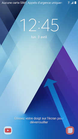 Galaxy A5 (2017): Épingler des applications sur l'écran de verrouillage (SM-A520W)