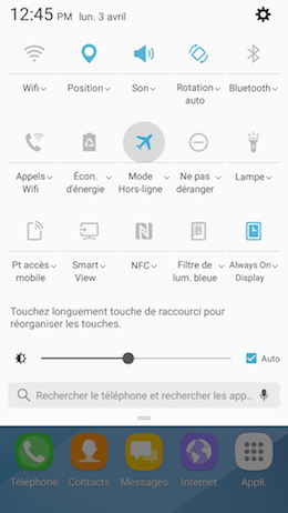 Galaxy A5 (2017): Mode hors-ligne (SM-A520W)