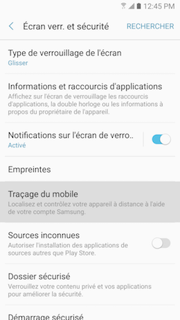 Traçage du mobile 2