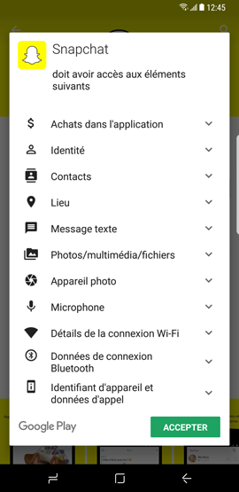 Galaxy S8: Google Play Store (SM-G950W)