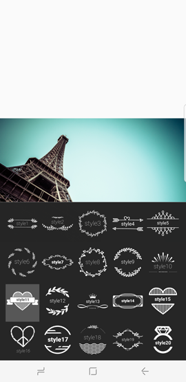 Galaxy S8: Dessiner ou écrire sur une photo (SM-G950W)