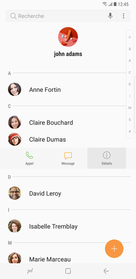 Comment attribuer une sonnerie différente à chaque contact sur mon Samsung Galaxy S8/S8+ ?