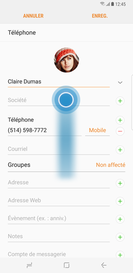 Comment attribuer une sonnerie différente à chaque contact sur mon Samsung Galaxy S8/S8+ ?