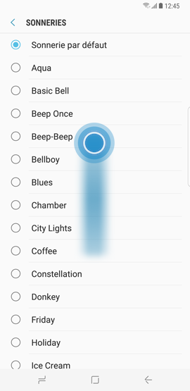 Comment attribuer une sonnerie différente à chaque contact sur mon Samsung Galaxy S8/S8+ ?