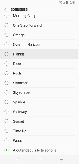 Comment attribuer une sonnerie différente à chaque contact sur mon Samsung Galaxy S8/S8+ ?