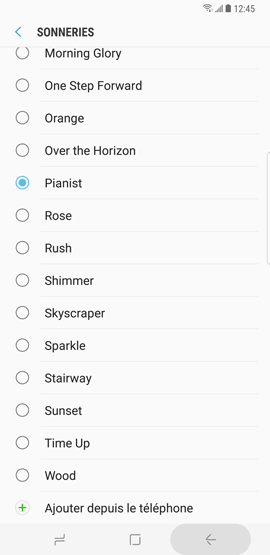 Comment attribuer une sonnerie différente à chaque contact sur mon Samsung Galaxy S8/S8+ ?
