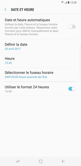 Date et heure 7