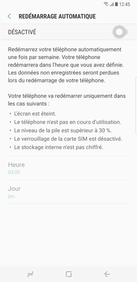 Redémarrage automatique 4