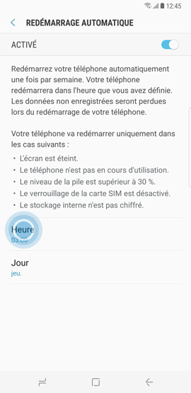 Redémarrage automatique 5