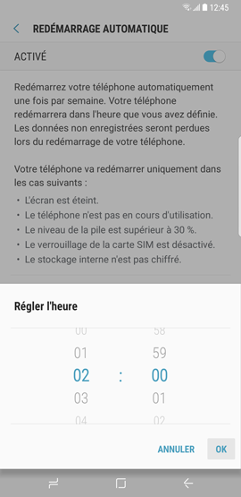 Redémarrage automatique 6