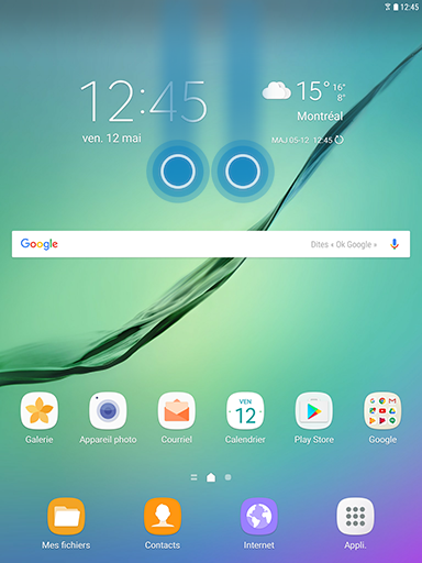 Galaxy Tab S3: Bloquer la rotation automatique (SM-T820)
