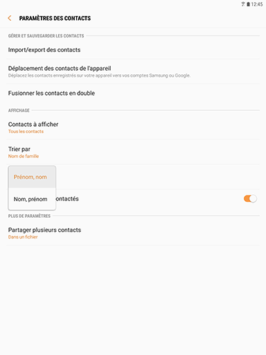 Contacts 6