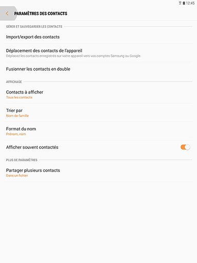 Contacts 7