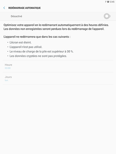 Redémarrage automatique 4