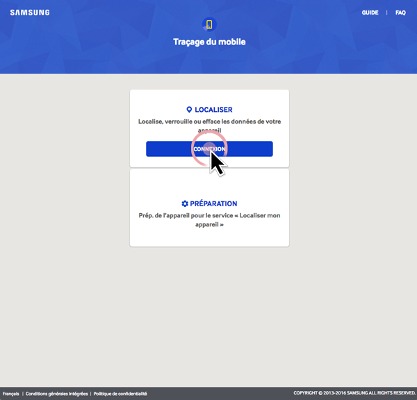 Traçage du mobile 1