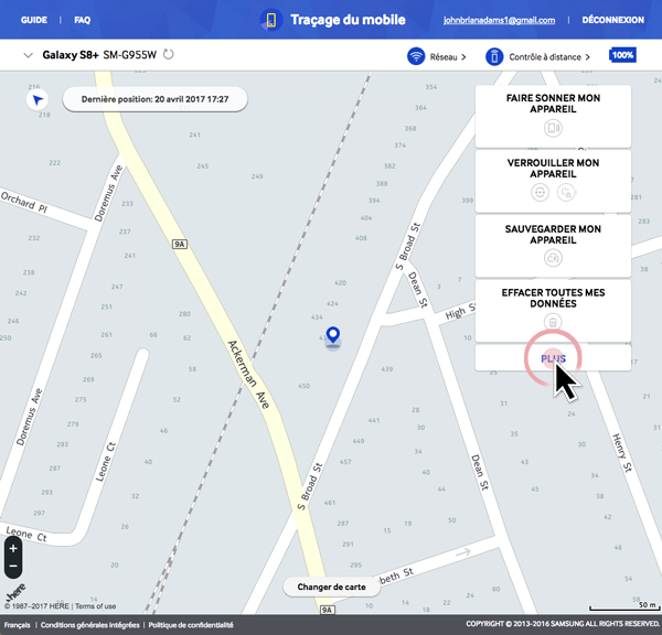 Traçage du mobile 3
