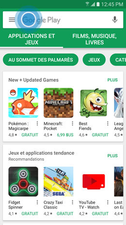 Galaxy A5 (2017): Google Play Store (SM-A520W)