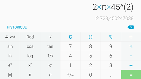 Galaxy A5 (2017): Calculatrice (SM-A520W)