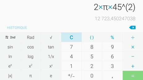 Galaxy A5 (2017): Calculatrice (SM-A520W)