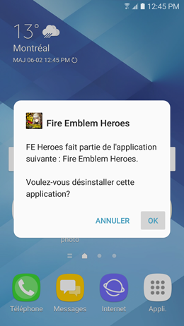 Galaxy A5 (2017): Désinstaller ou désactiver les applications (SM-A520W)