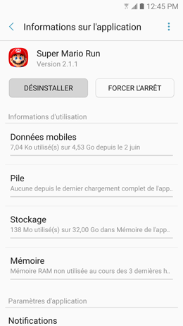 Galaxy A5 (2017): Désinstaller ou désactiver les applications (SM-A520W)
