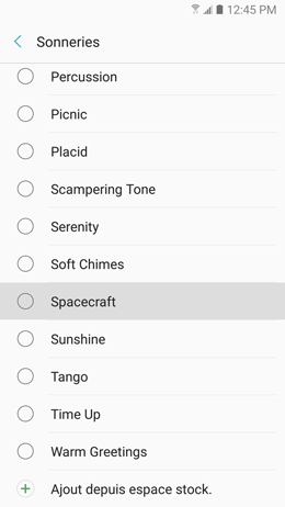 Galaxy A5 (2017): Attribuer une sonnerie différente à chaque contact (SM-A520W)