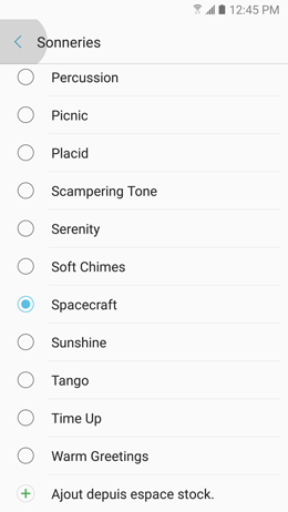 Galaxy A5 (2017): Attribuer une sonnerie différente à chaque contact (SM-A520W)