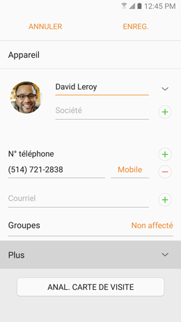 Galaxy A5 (2017): Attribuer une sonnerie différente à chaque contact (SM-A520W)