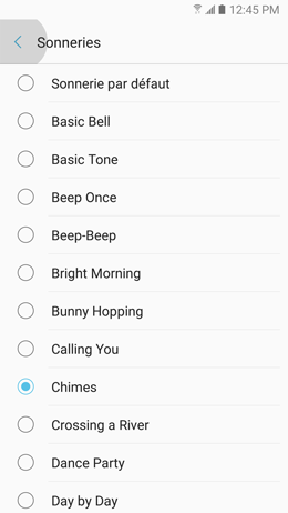 Galaxy A5 (2017): Attribuer une sonnerie différente à chaque contact (SM-A520W)