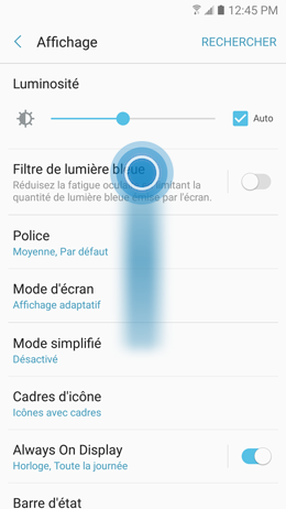 Galaxy A5 (2017): Délai de mise en veille de l’écran (SM-A520W)