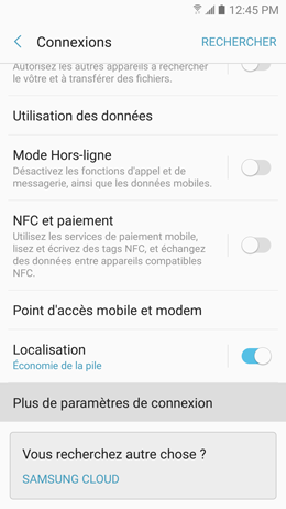 Galaxy A5 (2017): Imprimer un document (SM-A520W)