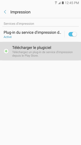 Galaxy A5 (2017): Imprimer un document (SM-A520W)