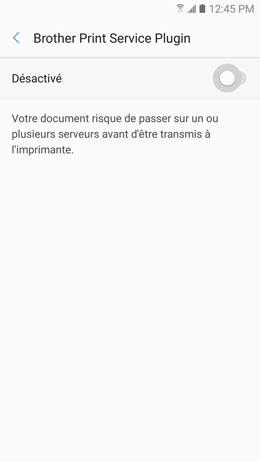 Galaxy A5 (2017): Imprimer un document (SM-A520W)