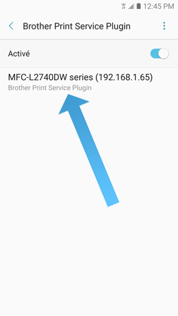 Galaxy A5 (2017): Imprimer un document (SM-A520W)