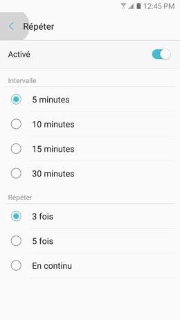 Galaxy A5 (2017): Alarme de réveil (SM-A520W)