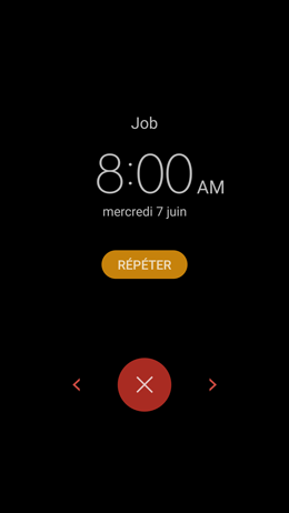Galaxy A5 (2017): Alarme de réveil (SM-A520W)