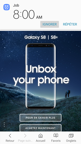 Galaxy A5 (2017): Alarme de réveil (SM-A520W)
