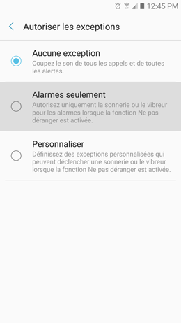 Galaxy A5 (2017): Alarme de réveil (SM-A520W)