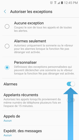 Galaxy A5 (2017): Alarme de réveil (SM-A520W)