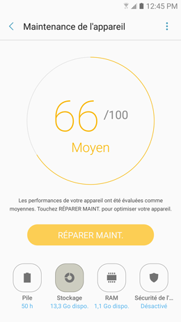 Galaxy A5 (2017): Formater la carte mémoire (SM-A520W)