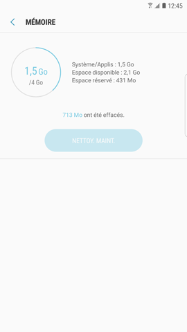 Galaxy S6 edge: Fonction maintenance de l'appareil (SM-G925W)