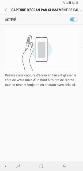 Galaxy Note8: Réaliser une capture d’écran (SM-N950W)