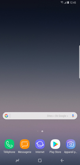 Galaxy Note8: Ajouter le widget Météo et horloge sur l'écran d'accueil (SM-N950W)