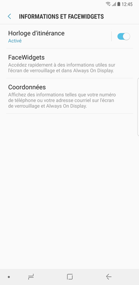 Galaxy Note8: Modifier le type de verrouillage de l'écran (SM-N950W)