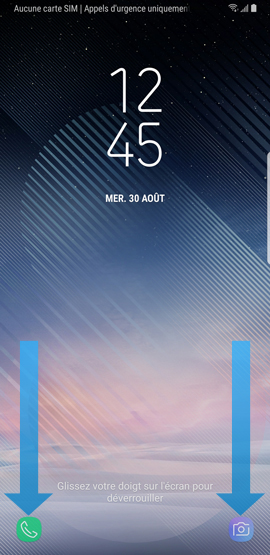 Galaxy Note8: Épingler des applications sur l'écran de verrouillage (SM-N950W)