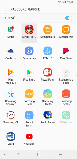 Galaxy Note8: Épingler des applications sur l'écran de verrouillage (SM-N950W)